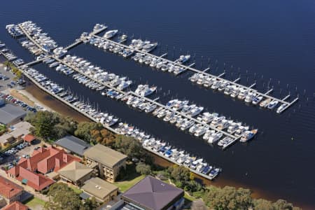 Aerial Image of CLAREMONT YACHT CLUB LOOKING SOUTH-EAST
