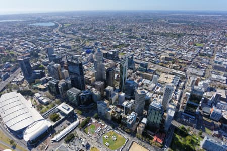 Aerial Image of PERTH CBD LOOKING NORTH