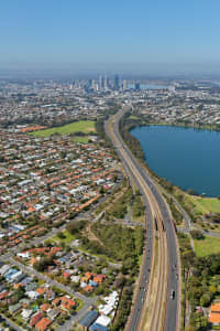 Aerial Image of LAKE MONGER LOOKING SOUTH-EAST
