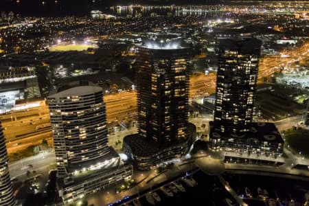 Aerial Image of MELBOURNE DOCKLANDS NIGHT SERIES