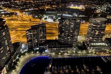 Aerial Image of MELBOURNE DOCKLANDS NIGHT SERIES