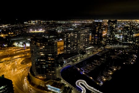 Aerial Image of MELBOURNE DOCKLANDS NIGHT SERIES
