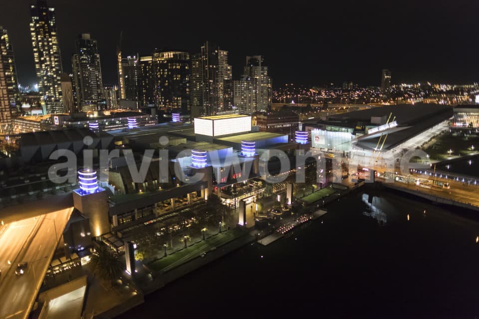 Aerial Image of Melbourne South Bank Night Series