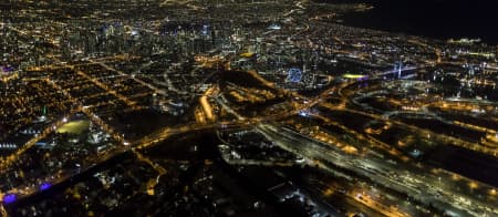 Aerial Image of MELBOURNE NIGHT SERIES