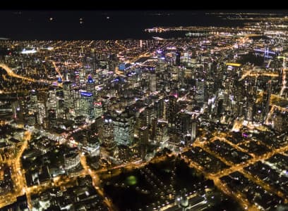 Aerial Image of MELBOURNE NIGHT SERIES