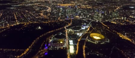 Aerial Image of MELBOURNE NIGHT SERIES