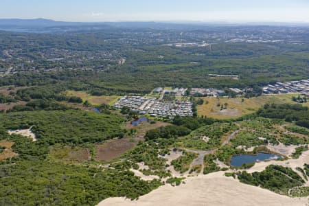 Aerial Image of THE SANCTUARY REDHEAD, LOOKING NORTH-WEST