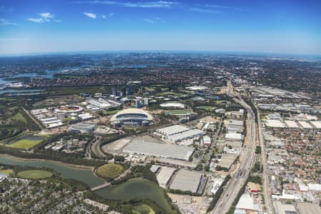 Aerial Image of SYDNEY OLYMPIC PARK