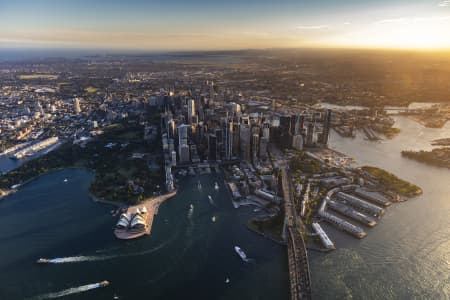 Aerial Image of SYDNEY DUSK