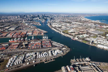 Aerial Image of COODE ISLAND TO MELBOURNE
