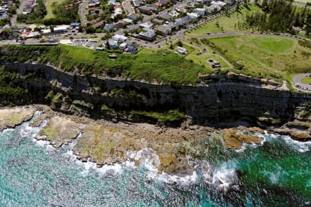 Aerial Image of NEWCASTLE CLIFFS VIEWED FROM THE EAST