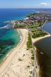 Aerial Image of NOBBYS BEACH LOOKING SOUTH-WEST