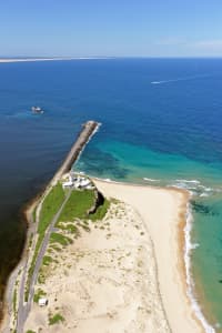 Aerial Image of NOBBYS LIGHTHOUSE LOOKING NORTH-EAST