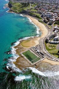 Aerial Image of NEWCASTLE OCEAN BATHS VIEWED FROM THE NORTH-EAST