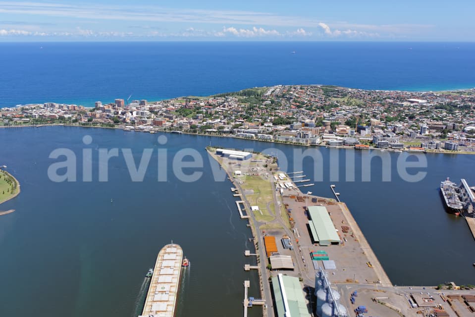 Aerial Image of Port Of Newcastle Looking South