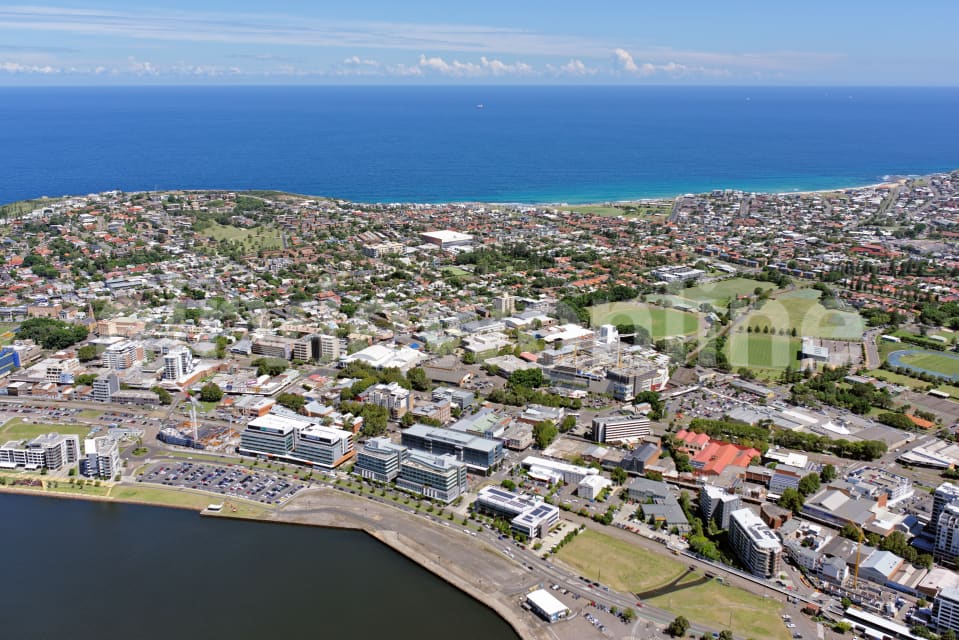 Aerial Image of Newcastle Looking South-East