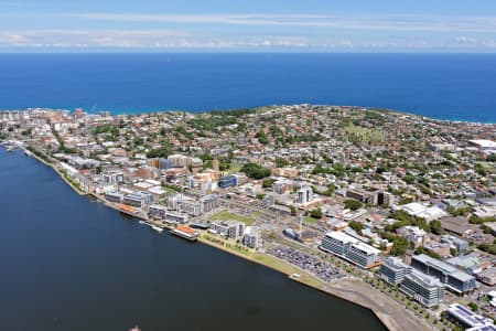 Aerial Image of NEWCASTLE CBD LOOKING SOUTH-EAST