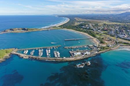 Aerial Image of COFFS HARBOUR MARINA LOOKING SOUTH