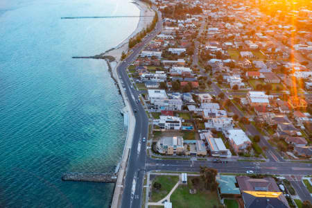 Aerial Image of ALTONA BEACH AT SUNSET
