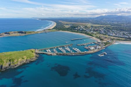 Aerial Image of COFFS HARBOUR MARINA LOOKING SOUTH-WEST