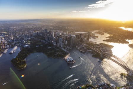 Aerial Image of SYDNEY DUSK