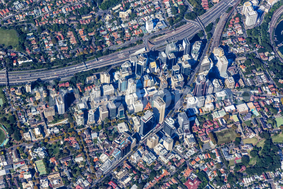Aerial Image of North Sydney Vertical