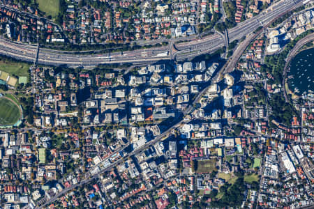 Aerial Image of NORTH SYDNEY VERTICAL