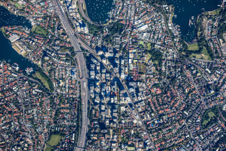 Aerial Image of NORTH SYDNEY VERTICAL
