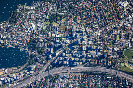 Aerial Image of NORTH SYDNEY VERTICAL