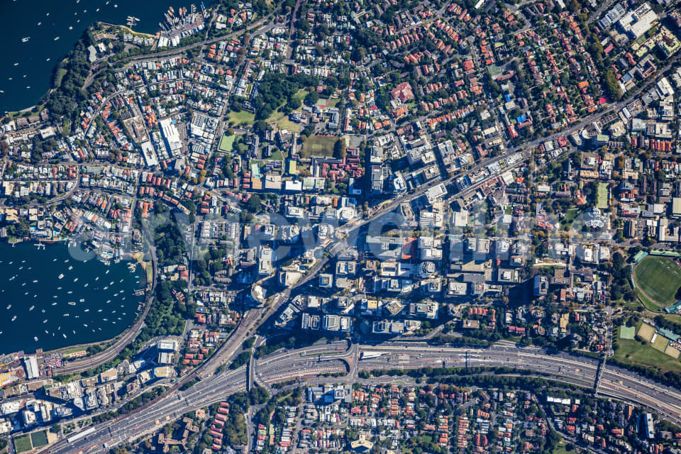 Aerial Image of North Sydney Vertical
