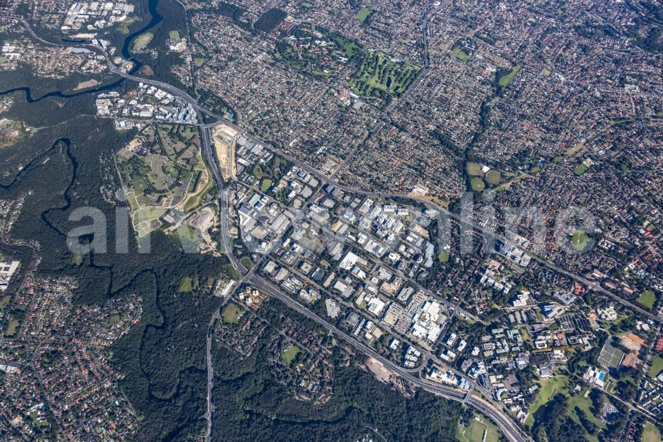 Aerial Image of Macquarie Park Vertical