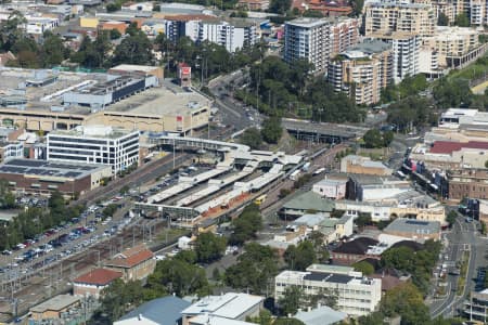 Aerial Image of HORNSBY STATION & WESTFIELD