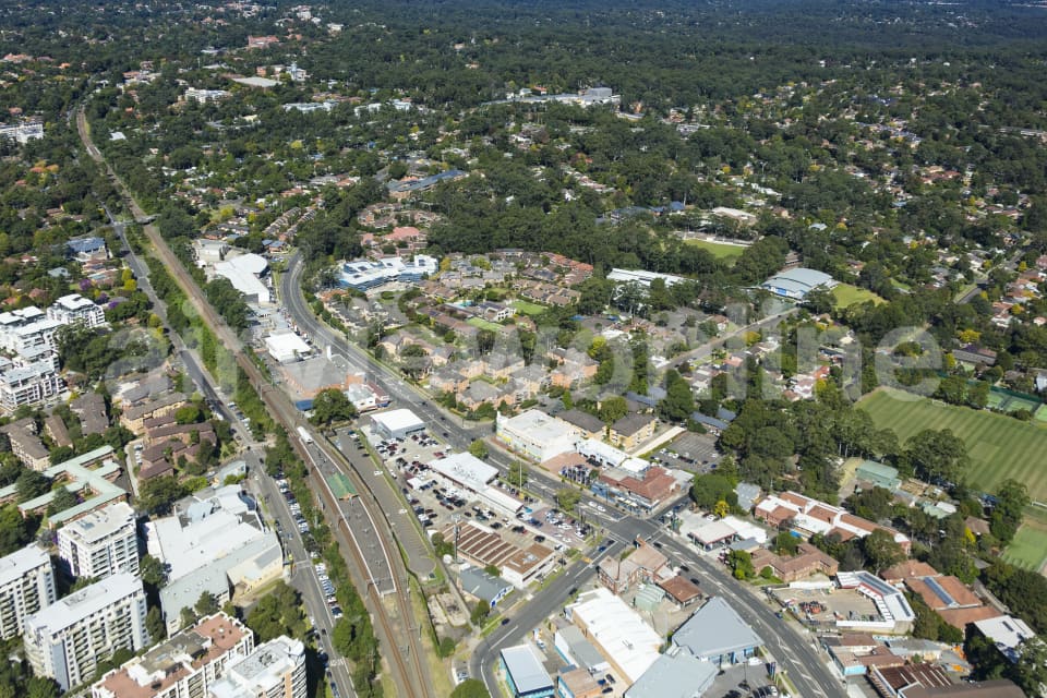 Aerial Image of Waitara Station