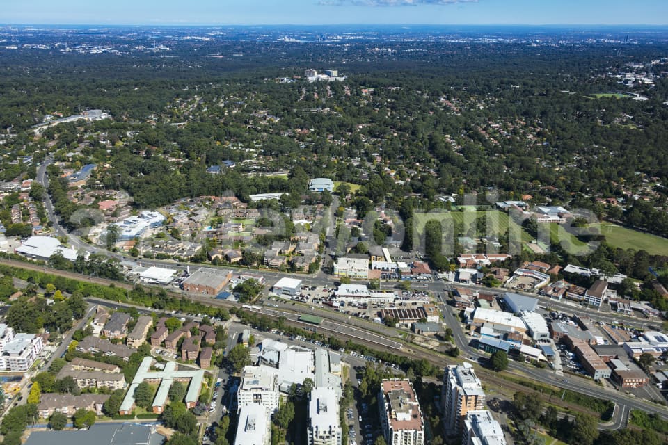 Aerial Image of Waitara Station