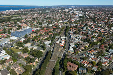 Aerial Image of ARNCLIFFE STATION