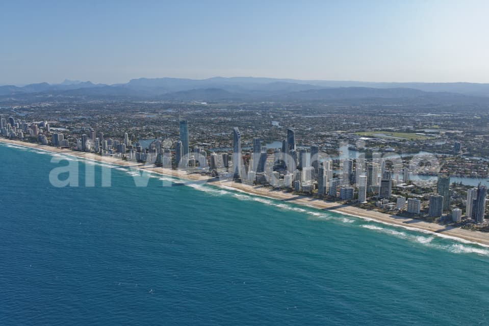 Aerial Image of Surfers Paradise Skyline From The North-East