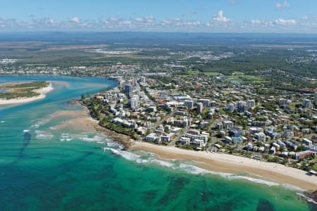 Aerial Image of KINGS BEACH LOOKING WEST TO CALOUNDRA