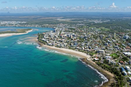 Aerial Image of KINGS BEACH LOOKING WEST TO CALOUNDRA