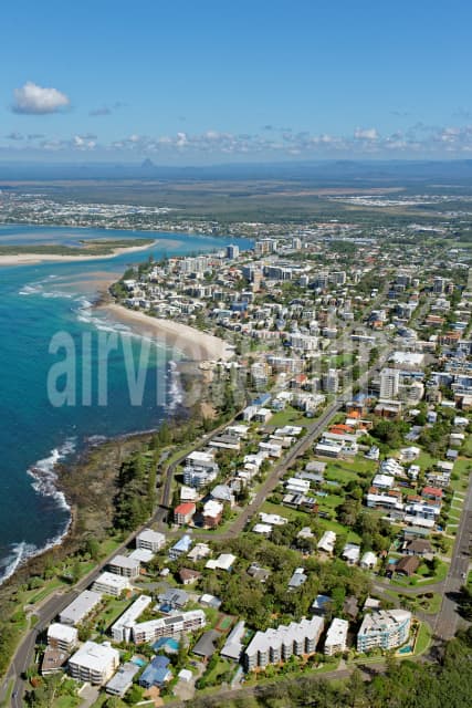 Aerial Image of Kings Beach Looking West To Caloundra