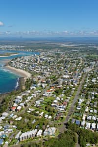 Aerial Image of KINGS BEACH LOOKING WEST TO CALOUNDRA