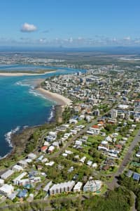 Aerial Image of KINGS BEACH LOOKING WEST TO CALOUNDRA