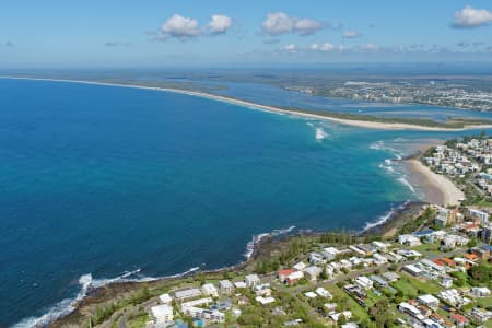 Aerial Image of KINGS BEACH LOOKING SOUTH-WEST TO BRIBIE ISLAND