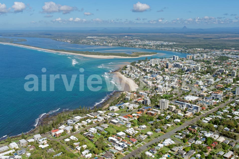 Aerial Image of Kings Beach Looking South-West To Caloundra