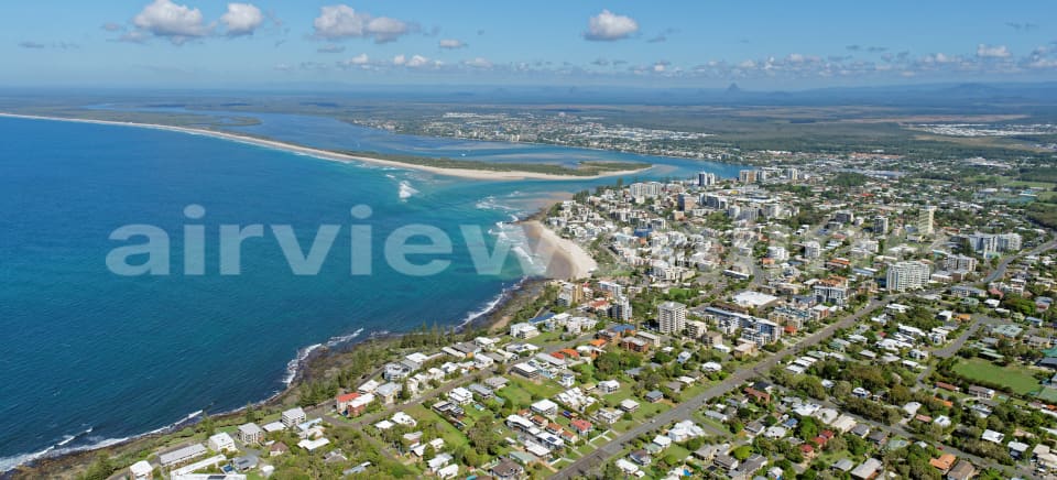 Aerial Image of Panorama Of Caloundra And Bribie Island, Viewed From The North-East