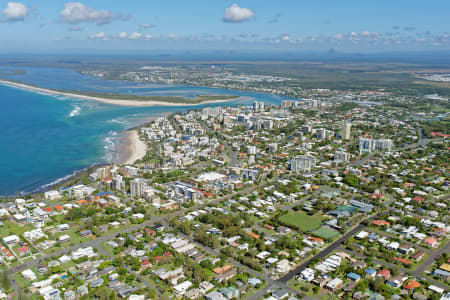 Aerial Image of KINGS BEACH LOOKING SOUTH-WEST TO CALOUNDRA