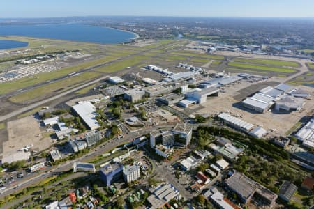 Aerial Image of SYDNEY AIRPORT LOOKING SOUTH-WEST
