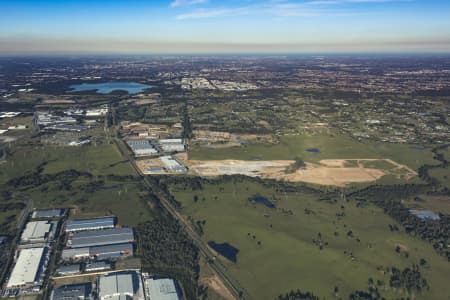 Aerial Image of HORSLEY PARK LATE AFTERNOON