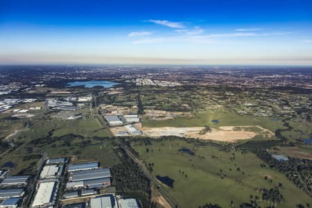 Aerial Image of HORSLEY PARK LATE AFTERNOON
