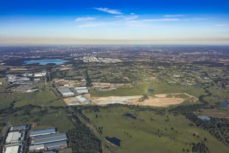 Aerial Image of HORSLEY PARK LATE AFTERNOON