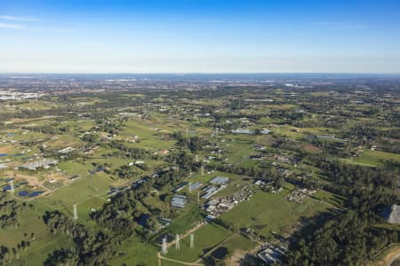 Aerial Image of HORSLEY PARK LATE AFTERNOON
